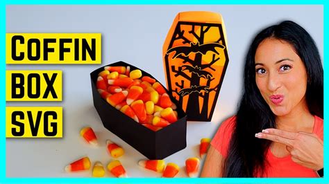 How To Make Halloween Coffin Favor Boxes With Cricut Cricut Halloween