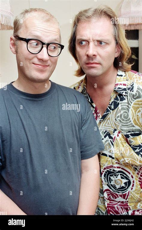 Comedians Ade Edmondson And Rik Mayall Actors Who Star In The Television Series Bottom 20th