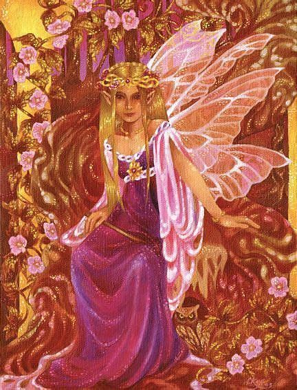 Faery Queen Fairy Art By Carmen Keys Medlin A Regal Faery Queen Sits