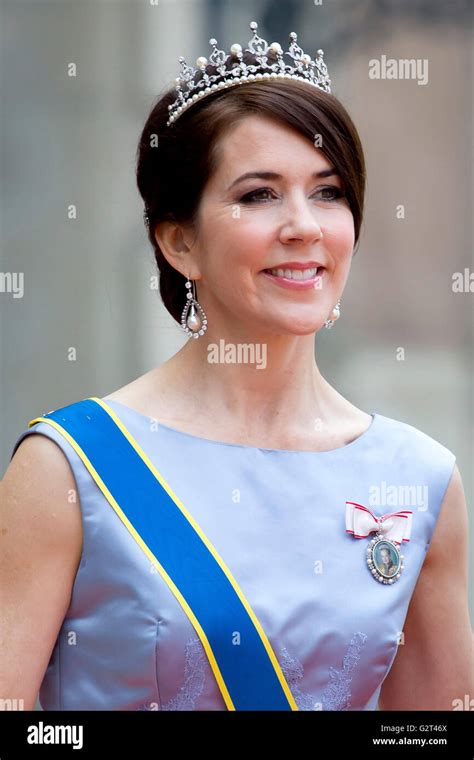 Crown Princess Mary Of Denmark Attends The Wedding Of Prince Carl