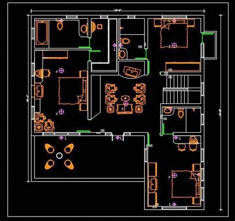 House Plan Autocad Drawing Download Best Home Design Ideas