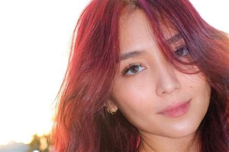 Kathryn Bernardo Colors Her Hair Red Abs Cbn News