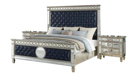 Luxury Gold Ivory King Bedroom Set 5 Classic Royalty Made In Italy Esf