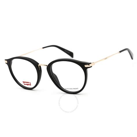 Levi S Ladies Black Round Eyeglass Frames Lv500608070050 716736254821 Eyeglasses Jomashop