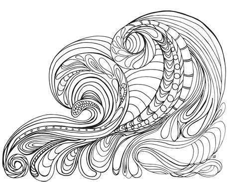 Wave Coloring Pages Coloring Home