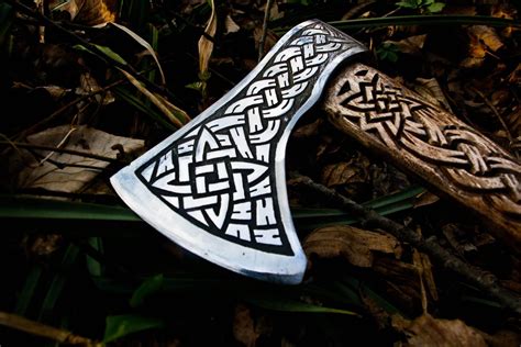 Handmade Viking Axe Viking Symbol Vikingstyle Viking Symbols