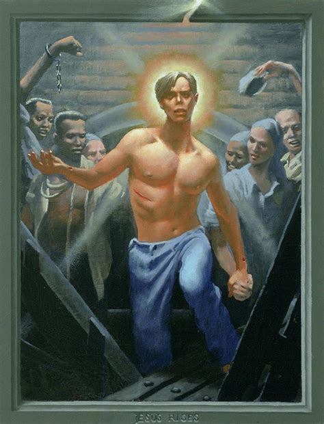 18 Jesus Rises From The Passion Of Christ A Gay Vision Painting By