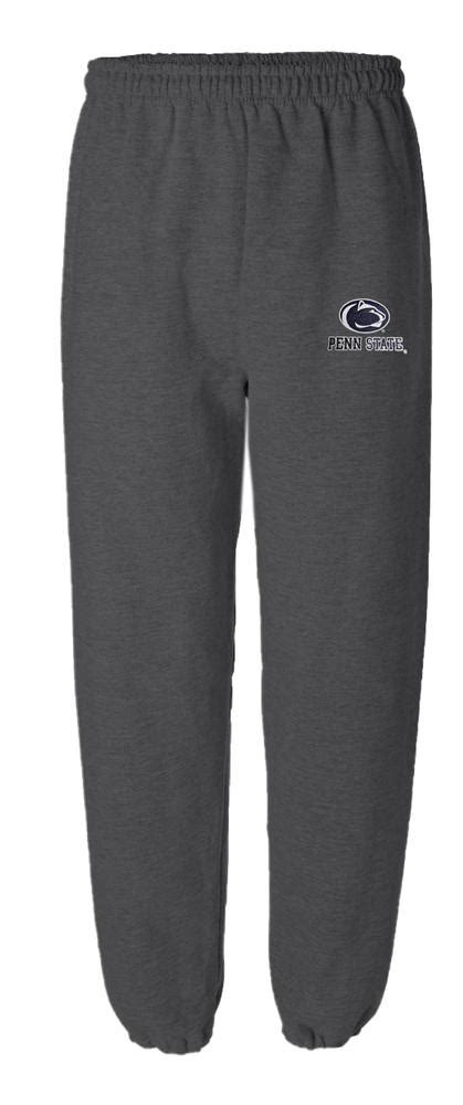 Penn State Logo Block Adult Sweatpants Mens Pants Elastic Bottoms