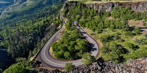 Columbia River Highway Oregon Scenic Gorge Drive Via