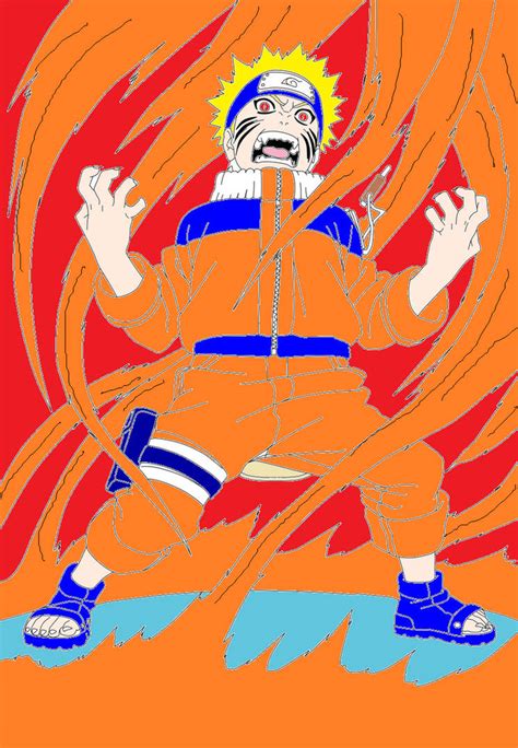 Naruto Kyuubi Mode By Artistvoid13 On Deviantart