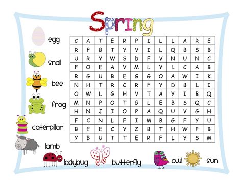 Words with pictures for kids pdf. Word Search for Kids | Activity Shelter