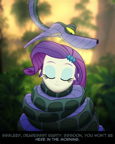 Safe Artist Snakeythingy Rarity Human Snake Equestria Girls G Coils Eyes
