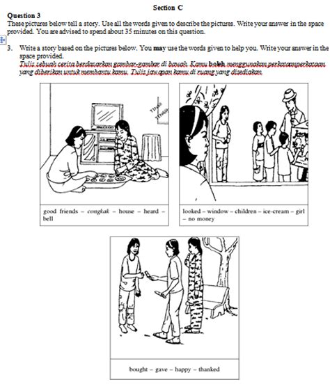 Upsr english paper 2 section a (10 marks) construct sentences sentences based based on pictures and two words given. Lesson Share - 'A Trip to the Beach': Using Story Mountain ...