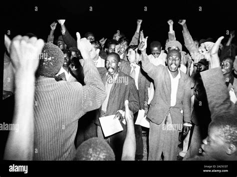 Apartheid Protest South Africa History Black And White Stock Photos