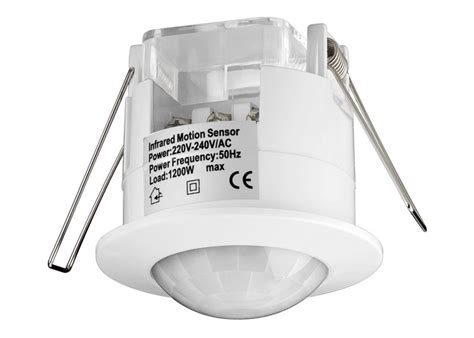 Kopp 822101028 decke, unterputz bewegungsmelder 360 ° relais weiß ip44 (aufputzmontage). Decken-Einbau Bewegungsmelder weiss 360 Grad LED