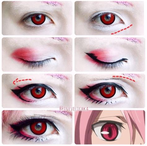 Pin By On Anime Eye Makeup Anime Cosplay Makeup Cosplay Makeup Tutorial