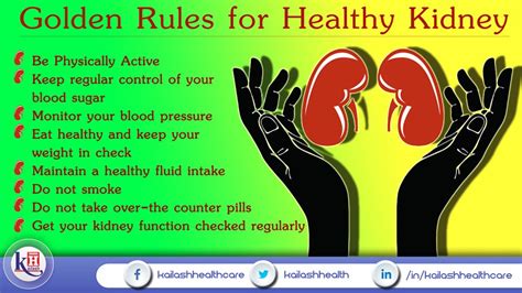 8 Rules For Healthy Kidney