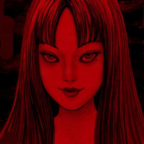 𝙄𝘾𖣠𝙉 𝙍𝙀𝘿 Red Aesthetic Grunge Tomie Junji Ito Aesthetic Red