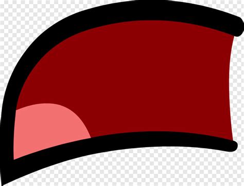Cartoon Mouth Bfdi Mouth Frown Hd Png Download 1000x766 2935627
