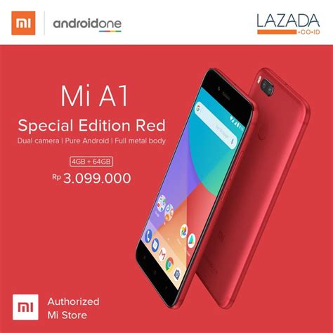 Xiaomi Mi A1 Special Edition Red Officially Launched In Indonesia