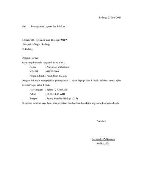 Contoh surat dinas resmi dari berbagai instansi pemerintahan mulai dari sekolah hingga dinas. Contoh Surat Pengajuan Laptop - Guru Paud