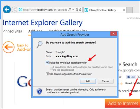 How To Change The Default Search Engine In Windows 8s Internet Explorer 10