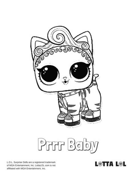 Coloring Page Baby Lol Baby Lol Surprise Coloring Pages Download And