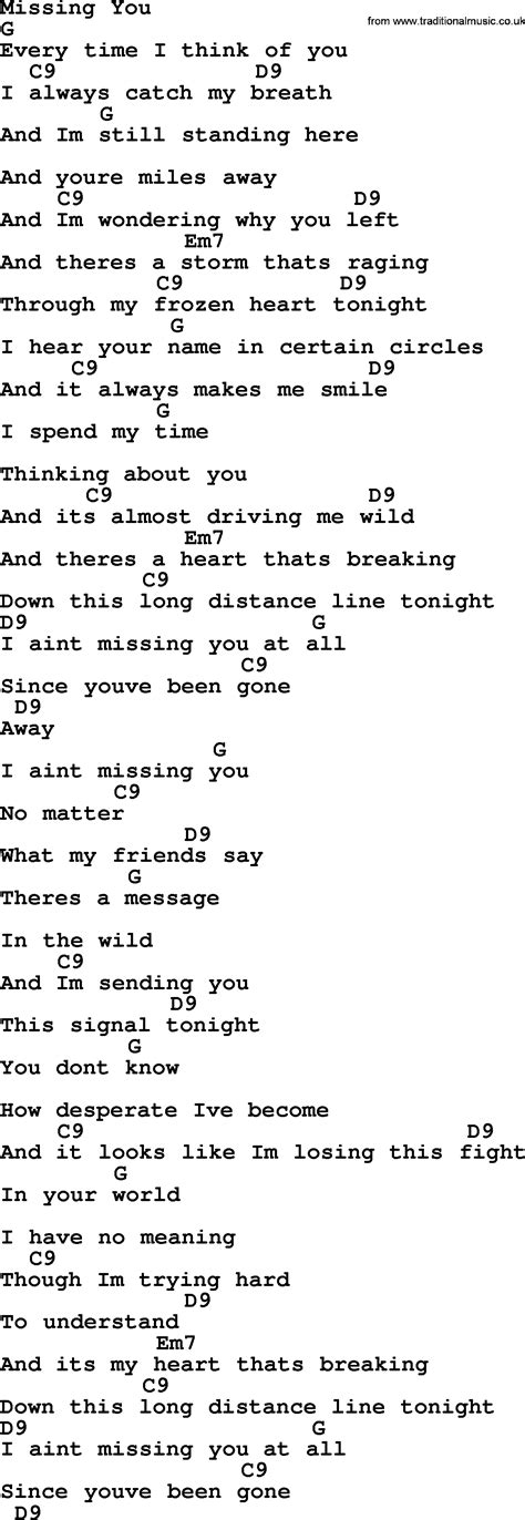 I'll Be Missing You Lyrics - Missing you lyrics. I'll Be Missing You 