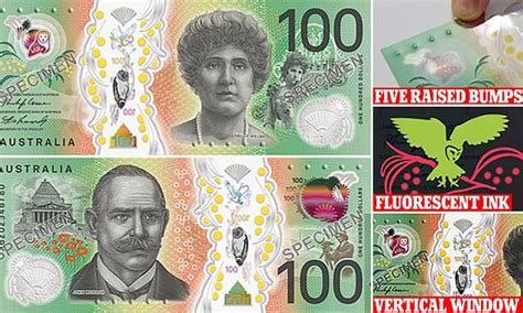 Australias New 100 Note Is Released Into Circulation Daily Mail Online
