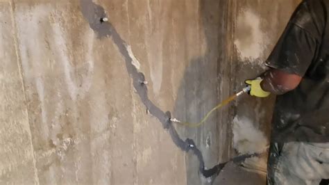 Basement Wall Crack Repair Basementwallcrackrepair 720 503 0879 Youtube