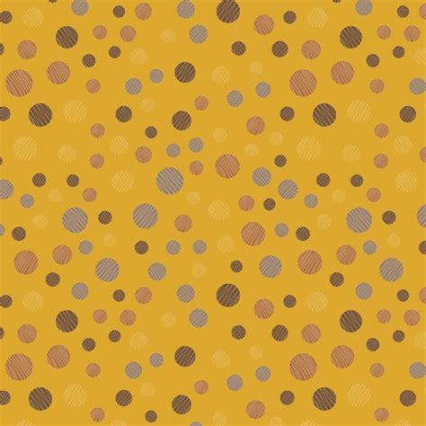 Premium Vector Polka Dot Pattern Bright Yellow Color