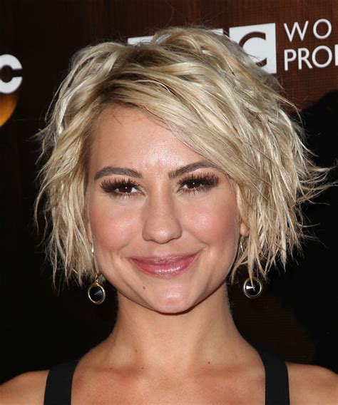 Chelsea kane certainly knows how to rock short hair. Chelsea Kane Medium Wavy Casual Hairstyle - Light Blonde ...