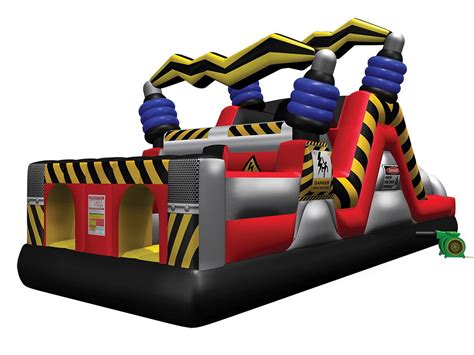 Inflatables Game Obstacle Courses High Voltage Mini Obstacle