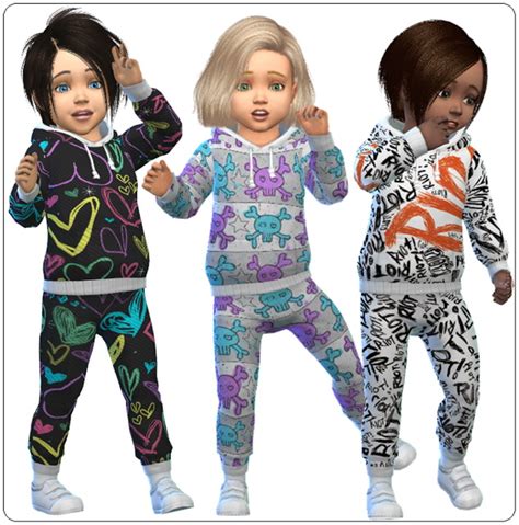 Toddlers Jogger Colorful At Annetts Sims 4 Welt Sims 4 Updates
