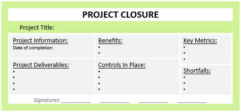 Project Closure The Final Activity In Project Management Continuous