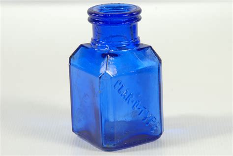Vintage Cobalt Blue Glass Bottle Lot Bourjois Clar O Type Bromo Seltzer Nutype Ebay