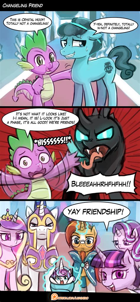 Changeling Friend By Luminaura On Deviantart 面白い漫画 面白いミーム おもしろ画像