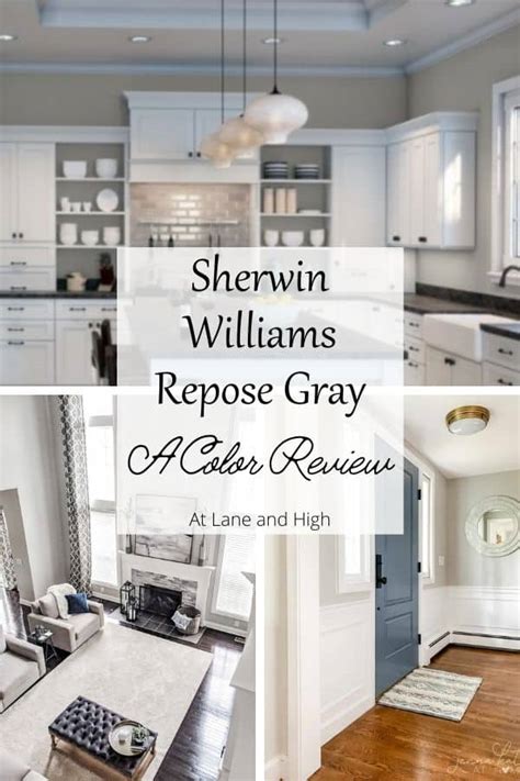 Sherwin Williams Repose Gray Kitchen