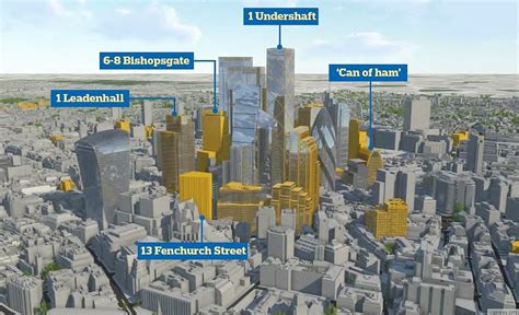 More Than 500 New Skyscrapers In The Pipeline For London Daily Mail