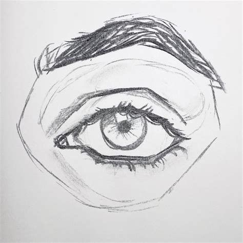 How To Draw Eyes With Charcoal Step By Step Tutorial