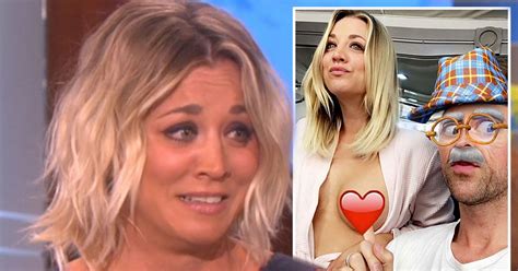 Daring Kaley Cuoco Teases Fans As She Exposes Entire Breast On Snapchat Daily Record