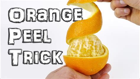 Orange Peel Trick Life Hack Youtube
