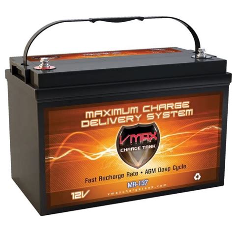 Vmaxtanks Mr137 120 12v120ah High Performance Agm Deep Cycle Battery
