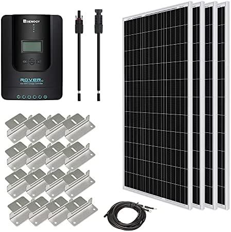 Buy Renogy Watts Volts Monocrystalline Solar Starter Kit With