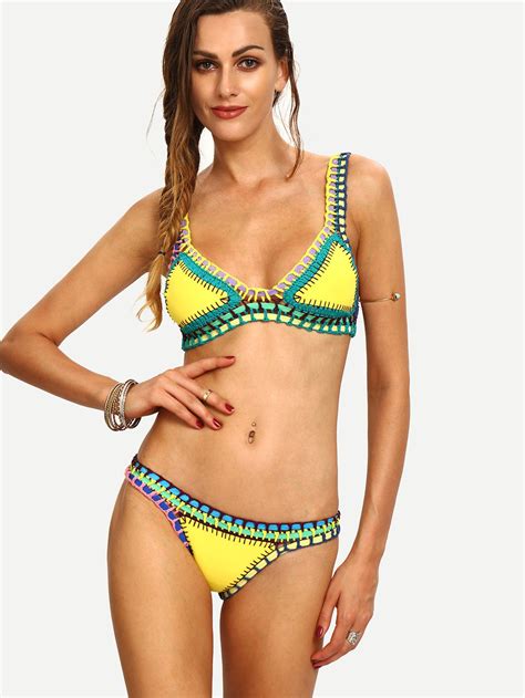 Collat Ral Condenseur Ex G Se Shein Crochet Bikini Jante Conseil Pari