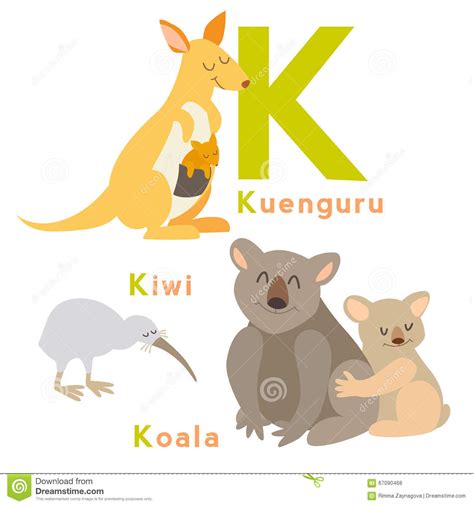 We have undertaken the difficult task and created the following list of over 10 animals that start with letter k. K Letter Animals Set. English Alphabet. Vector Illustration Stock Vector - Illustration of ...