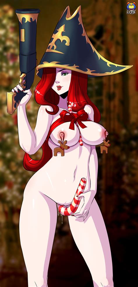 Kyoffie Miss Fortune League Of Legends League Of Legends Highres 1girl Breasts Candy