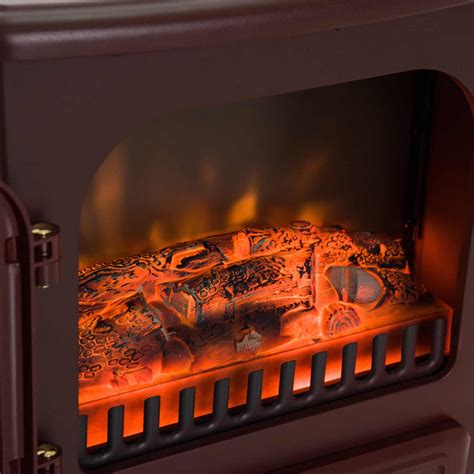 4.6 out of 5 stars. 16" 1500W Free Standing Electric Fireplace Wood Burning ...