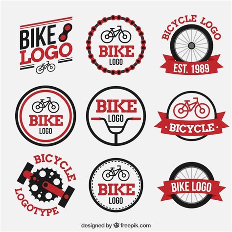 Premium Vector Colorful Pack Of Modern Bike Logos