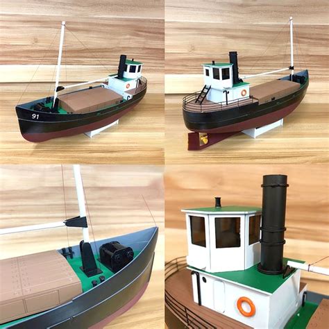 Rc Ship Electric Clyde Cargo Ship Xf308 Level Technology Small